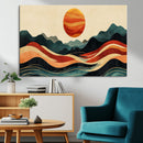 Mountain Triptych Wall Art Canvas Print – Western Nature