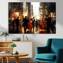 Abstract Jazz Art Wall Art Canvas Print – Colorful Musical