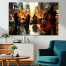 Jazz Wall Art Canvas Print – Colorful Musical Instrument