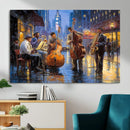 Colorful Jazz Wall Art - African American Music Canvas Print