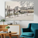 The Bow Bridge in Central Park Canvas, The Bow Bridge Canvas by MyGreatCanvas | Canvas Wall Art Prints | Photo Prints & Wall Decor