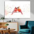 Cardinal Bird Canvas Wall Art - Male and Female Cardinal by MyGreatCanvas | Canvas Wall Art Prints | Photo Prints & Wall Decor