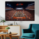 Texas Stadium Night Game Wall Art Canvas Print – Vibrant