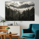 Moody Forest Wall Art – Framed Mountain Fog Canvas Artwork, by MyGreatCanvas | Canvas Wall Art Prints | Photo Prints & Wall Decor