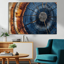 Framed Abstract Tree Ring Wall Art Print Natural Rustic Wood by MyGreatCanvas | Canvas Wall Art Prints | Photo Prints & Wall Decor