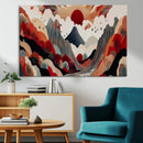 Abstract Mountain Wall Art Canvas Print – Vibrant Stylized by MyGreatCanvas | Canvas Wall Art Prints | Photo Prints & Wall Decor