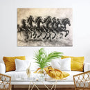 Galloping Horses Wall Art Canvas Print – Framed Wild