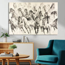 Abstract Horse Wall Art Canvas Print – Framed Horse Sketch by MyGreatCanvas | Canvas Wall Art Prints | Photo Prints & Wall Decor