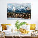 Grand Teton Park Wall Art Canvas Print – Framed Alpine Lake by MyGreatCanvas | Canvas Wall Art Prints | Photo Prints & Wall Decor