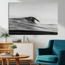 Black Wave Wall Art Canvas Print – Framed Abstract Surf by MyGreatCanvas | Canvas Wall Art Prints | Photo Prints & Wall Decor