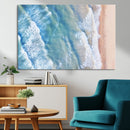 Aerial Ocean View Wall Art Canvas Print – Framed Soft Blue by MyGreatCanvas | Canvas Wall Art Prints | Photo Prints & Wall Decor