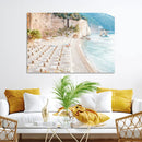 Beach Wall Art Canvas Print – Framed Coastal Seascape Summer