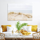 Beach Dunes Wall Art Canvas Print – Framed Serene Coastal