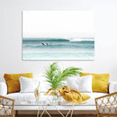 Surfing Wall Art Canvas Print – Framed Ocean Waves