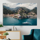 Amalfi Coast Wall Art – Framed Italian Seaside Canvas by MyGreatCanvas | Canvas Wall Art Prints | Photo Prints & Wall Decor