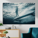 Underwater Surf Wall Art – Framed Ocean Wave Canvas Artwork, by MyGreatCanvas | Canvas Wall Art Prints | Photo Prints & Wall Decor