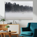Surfer Fog Wall Art Canvas Print – Framed Foggy Beach Scene by MyGreatCanvas | Canvas Wall Art Prints | Photo Prints & Wall Decor