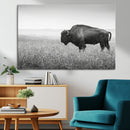 Bison Wall Art Canvas Print – Framed Rustic Wildlife Scene by MyGreatCanvas | Canvas Wall Art Prints | Photo Prints & Wall Decor