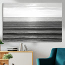 Monochrome Ocean Wall Art Canvas Print – Framed Moody Ocean by MyGreatCanvas | Canvas Wall Art Prints | Photo Prints & Wall Decor