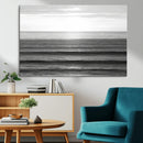 Monochrome Ocean Wall Art Canvas Print – Framed Moody Ocean by MyGreatCanvas | Canvas Wall Art Prints | Photo Prints & Wall Decor