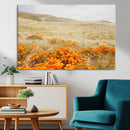 Golden Wildflowers Wall Art Canvas Print – Framed Hills by MyGreatCanvas | Canvas Wall Art Prints | Photo Prints & Wall Decor