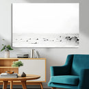 Monochrome Swimming Wall Art Canvas Print – Framed Ocean by MyGreatCanvas | Canvas Wall Art Prints | Photo Prints & Wall Decor