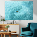 Fish Swarm Wall Art Canvas Print – Framed Marine Life Art by MyGreatCanvas | Canvas Wall Art Prints | Photo Prints & Wall Decor