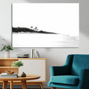 Black White Beach Wall Art Canvas Print – Framed Palm Trees by MyGreatCanvas | Canvas Wall Art Prints | Photo Prints & Wall Decor