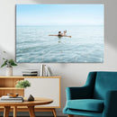 Swimming Relaxation Wall Art Canvas Print – Framed Peaceful by MyGreatCanvas | Canvas Wall Art Prints | Photo Prints & Wall Decor