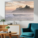 Sunset Surfing Wall Art Canvas Print – Framed Misty by MyGreatCanvas | Canvas Wall Art Prints | Photo Prints & Wall Decor