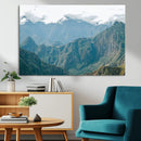 Misty Mountain Wall Art Canvas Print – Framed Cloudy Andean by MyGreatCanvas | Canvas Wall Art Prints | Photo Prints & Wall Decor