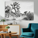 Joshua Tree Wall Art Canvas Print – Framed Desert Path Art by MyGreatCanvas | Canvas Wall Art Prints | Photo Prints & Wall Decor