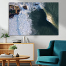 Nazare Coast Wall Art Canvas Print – Framed Aerial Ocean Art by MyGreatCanvas | Canvas Wall Art Prints | Photo Prints & Wall Decor