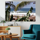 Tropical Shoreline Wall Art Canvas Print – Framed Surfer by MyGreatCanvas | Canvas Wall Art Prints | Photo Prints & Wall Decor
