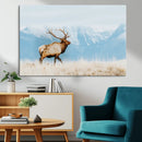 Mountain Elk Wall Art Canvas Print – Framed Rustic Wildlife by MyGreatCanvas | Canvas Wall Art Prints | Photo Prints & Wall Decor