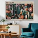 Yayoi Kusama Art Print Canvas – Abstract Mount Fuji Japanese