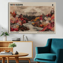 Modern Japanese Wall Art Canvas Print – Framed Abstract