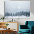 Winter Forest Wall Art Canvas Print – Framed Snowy Landscape by MyGreatCanvas | Canvas Wall Art Prints | Photo Prints & Wall Decor
