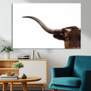 Longhorn Wall Art Canvas Print – Framed Western Cow Texas by MyGreatCanvas | Canvas Wall Art Prints | Photo Prints & Wall Decor