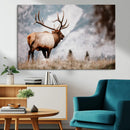 Elk Photography Wall Art Canvas Print – Framed Mountain by MyGreatCanvas | Canvas Wall Art Prints | Photo Prints & Wall Decor
