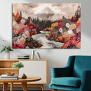 Mountain Wall Art Canvas Print – Framed Autumn Forest Art by MyGreatCanvas | Canvas Wall Art Prints | Photo Prints & Wall Decor