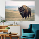 Bison Wall Art Canvas Print – Framed Buffalo Canvas Picture by MyGreatCanvas | Canvas Wall Art Prints | Photo Prints & Wall Decor