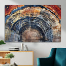 Tree Rings Wall Art Canvas Print – Framed Wood Art Picture by MyGreatCanvas | Canvas Wall Art Prints | Photo Prints & Wall Decor