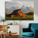 Rustic Barn Wall Art Canvas Print – Framed Western Landscape by MyGreatCanvas | Canvas Wall Art Prints | Photo Prints & Wall Decor
