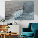 Ocean Waves Wall Art Canvas Print – Framed Coastal Serenity