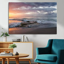 Ocean Sunset Wall Art Canvas Print – Framed Serene Coastal by MyGreatCanvas | Canvas Wall Art Prints | Photo Prints & Wall Decor