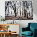 Winter Forest Wall Art Canvas Print – Framed Frosty Woodland by MyGreatCanvas | Canvas Wall Art Prints | Photo Prints & Wall Decor