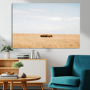 Bison Grassland Wall Art – Framed Minimal Nature Canvas by MyGreatCanvas | Canvas Wall Art Prints | Photo Prints & Wall Decor
