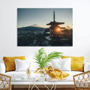 Mount Fuji Wall Art Canvas Print Framed Japan Travel Art by MyGreatCanvas | Canvas Wall Art Prints | Photo Prints & Wall Decor