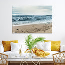 Ocean Wall Art Canvas Print – Moody Coastal Seascape Scene
